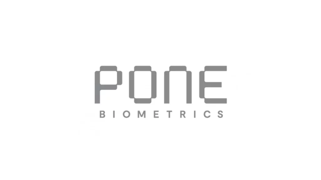 Logo de Pone Biometrics, créateur de l’OffPAD : solution d’authentification biométrique autonome et sans contact