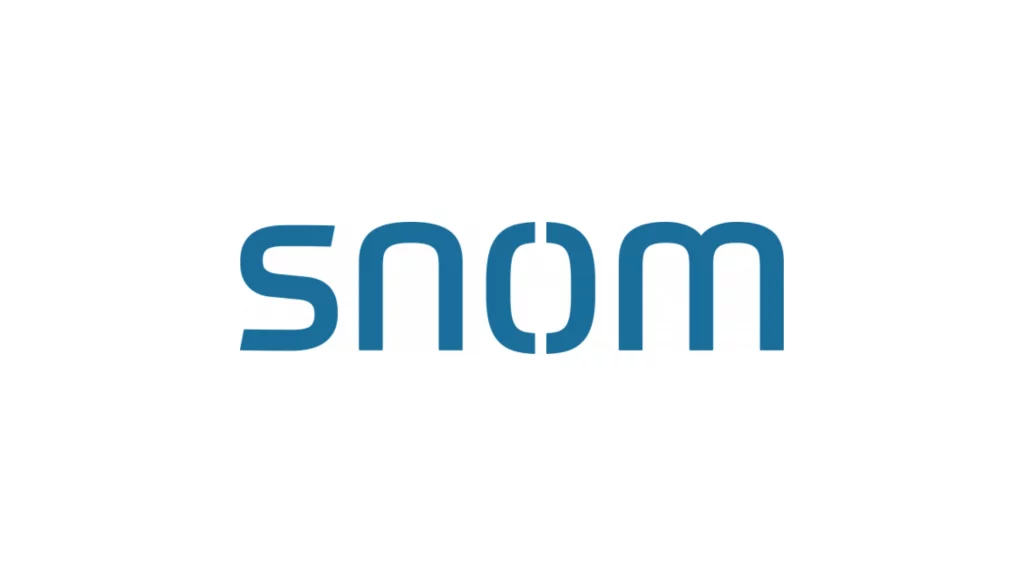 Logo Snom, partenaire technologique d’EISN